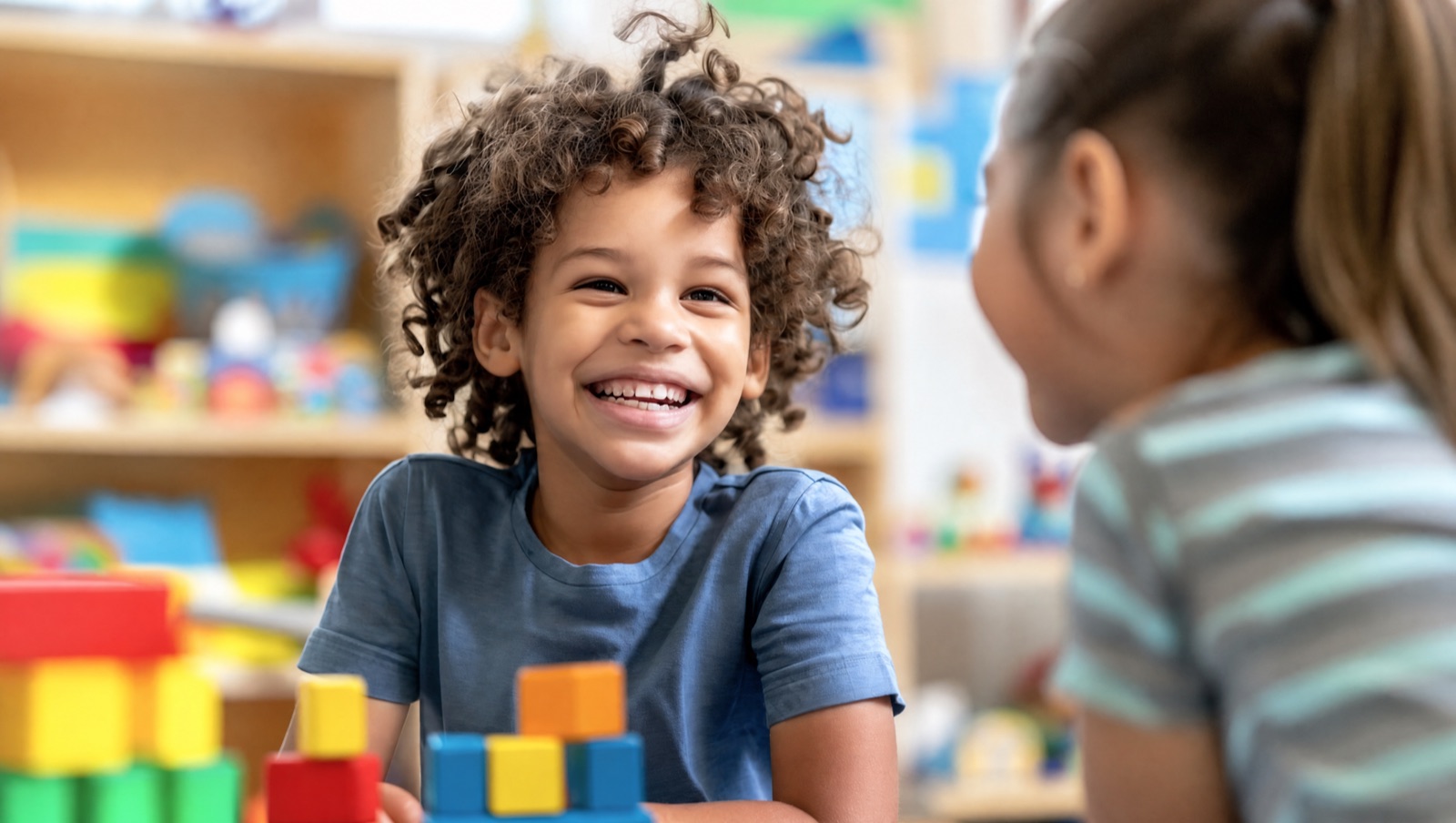 Children creating together at SAI Connections Glendale