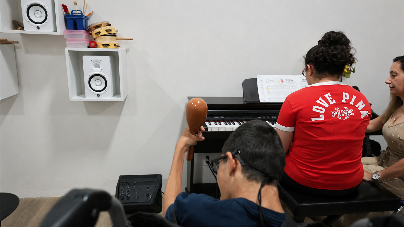 An inclusive group music experience at SAI Connections