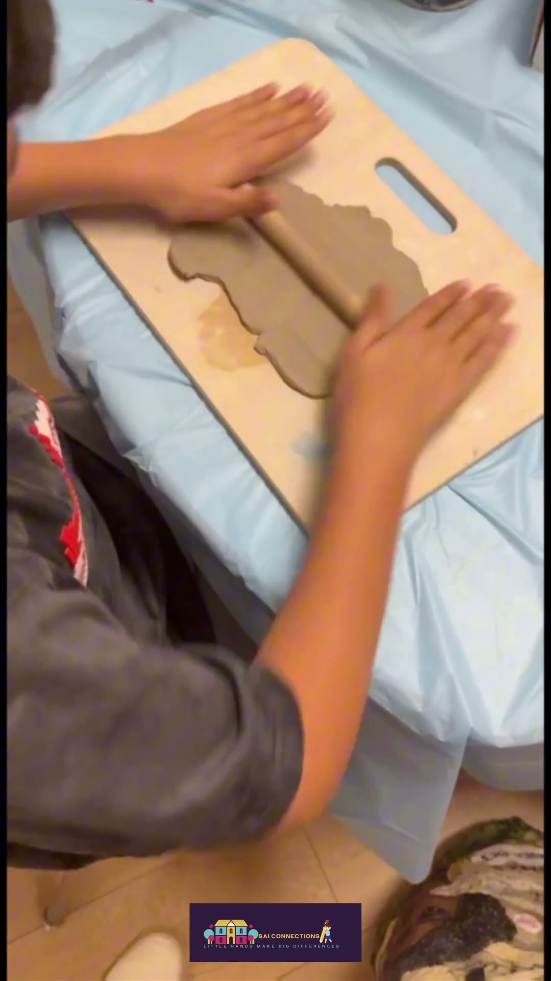 Inside a sensory-friendly pottery class for kids at SAI Connections Glendale